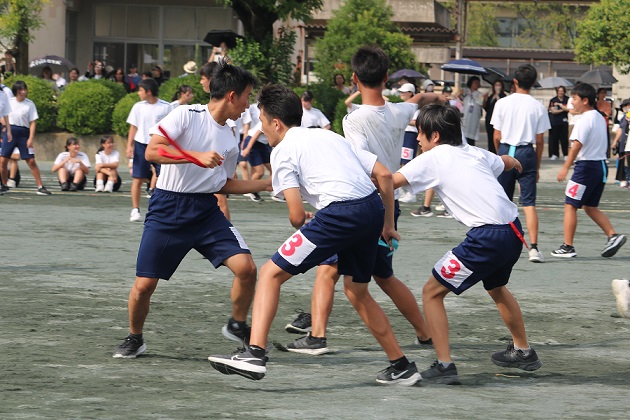 稲沢西中学校　体育祭の写真