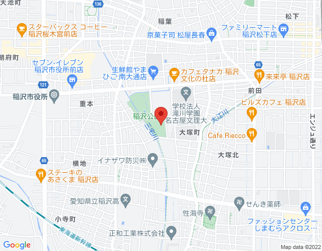 荻須記念美術館案内マップ