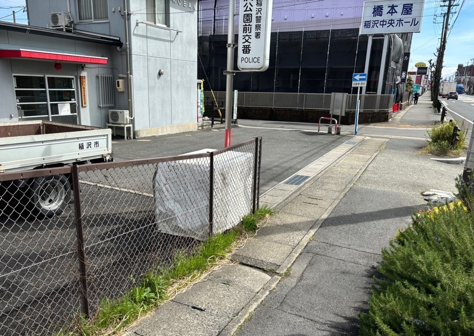 稲沢公園前交番地図