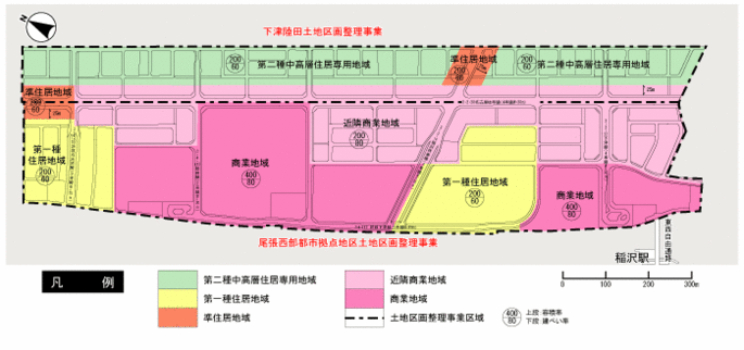 画像：用途地域図