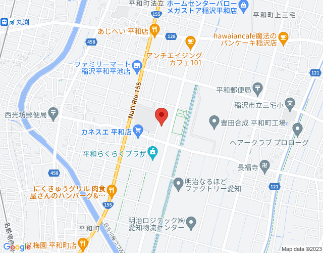 平和支所の地図