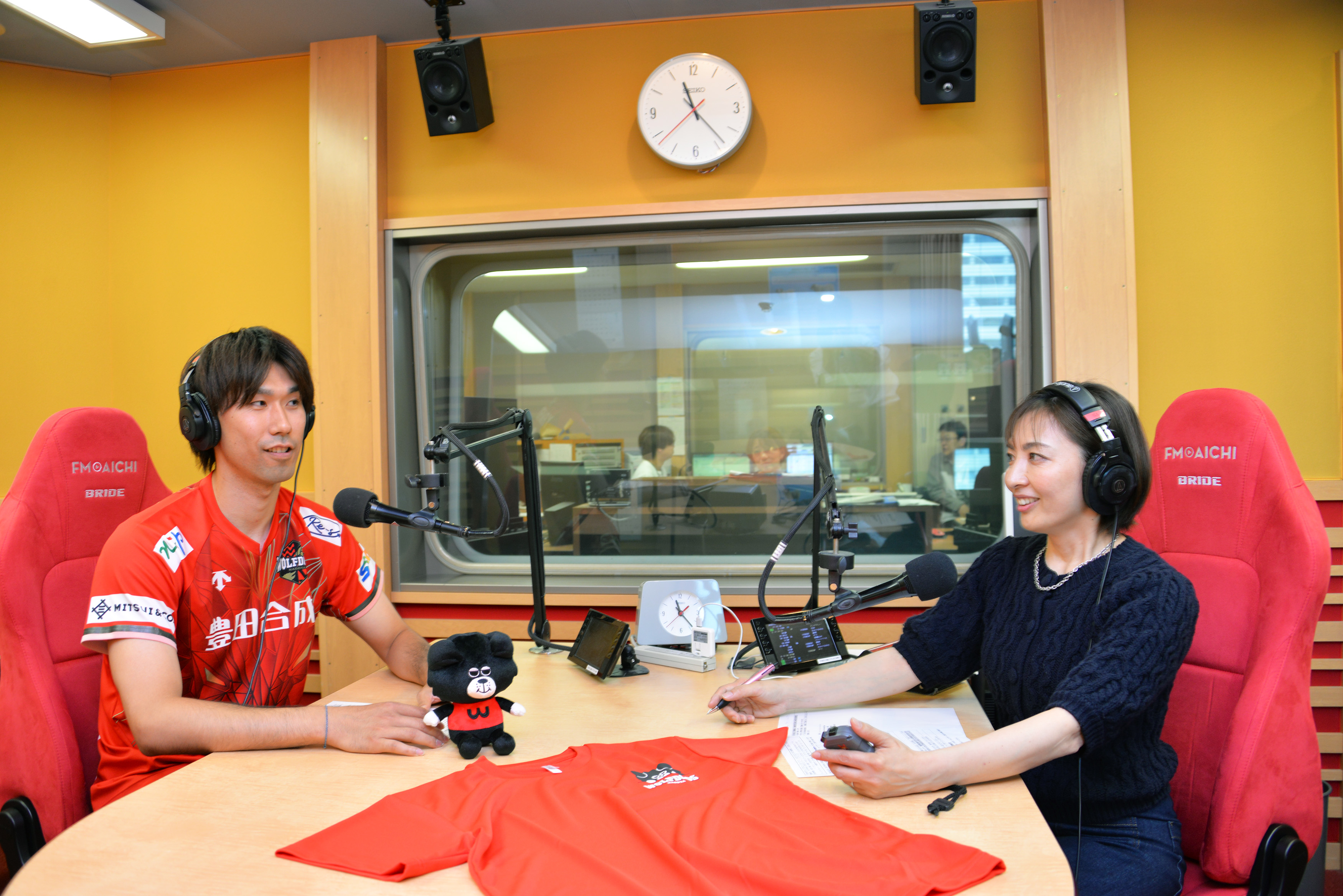 山田選手　FMラジオ