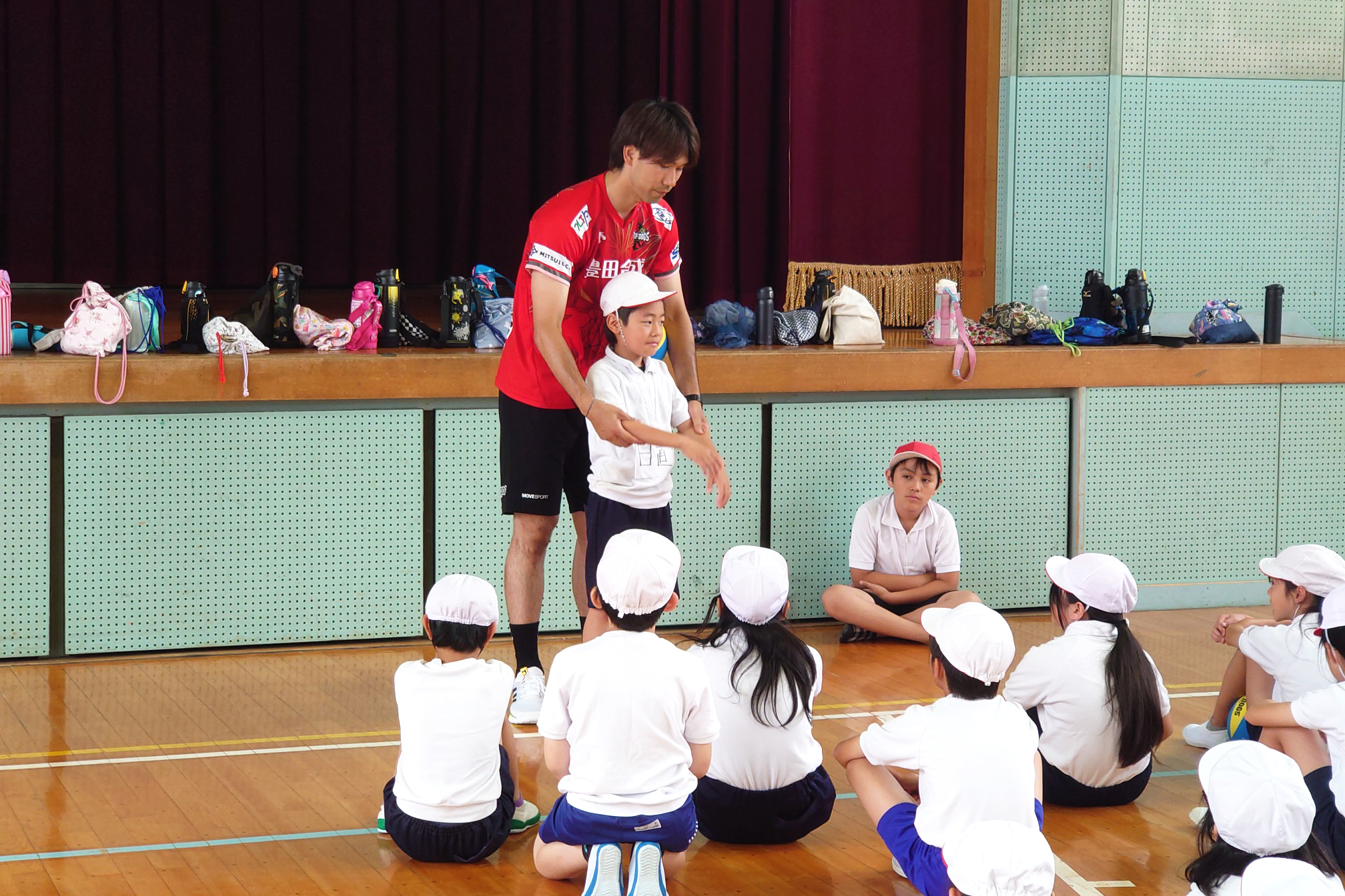 祖父江小学校　バレー教室
