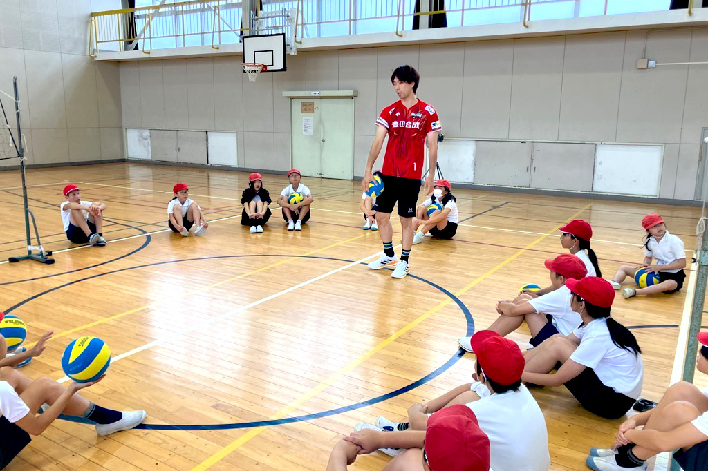 牧川小学校　バレー教室