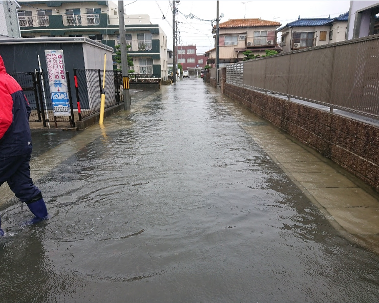 内水氾濫の様子2