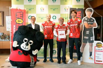 ウルフドッグス名古屋の皆さんと市長