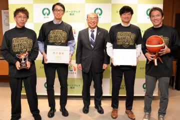 中村クラブSの皆さんと市長