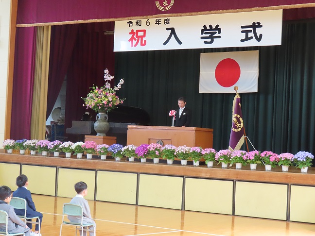 校長先生からの祝辞