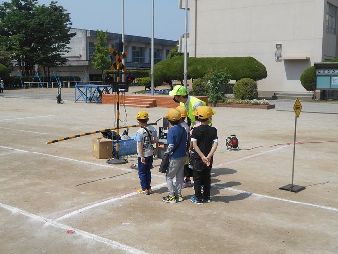 大塚小学校　交通安全教室の様子2