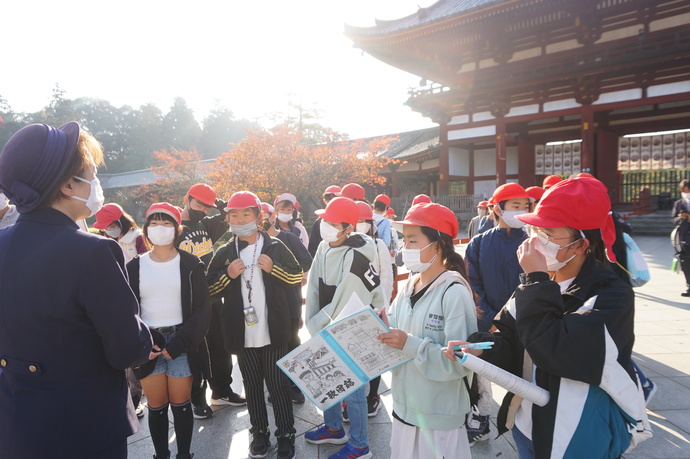祖父江小学校 修学旅行の様子1