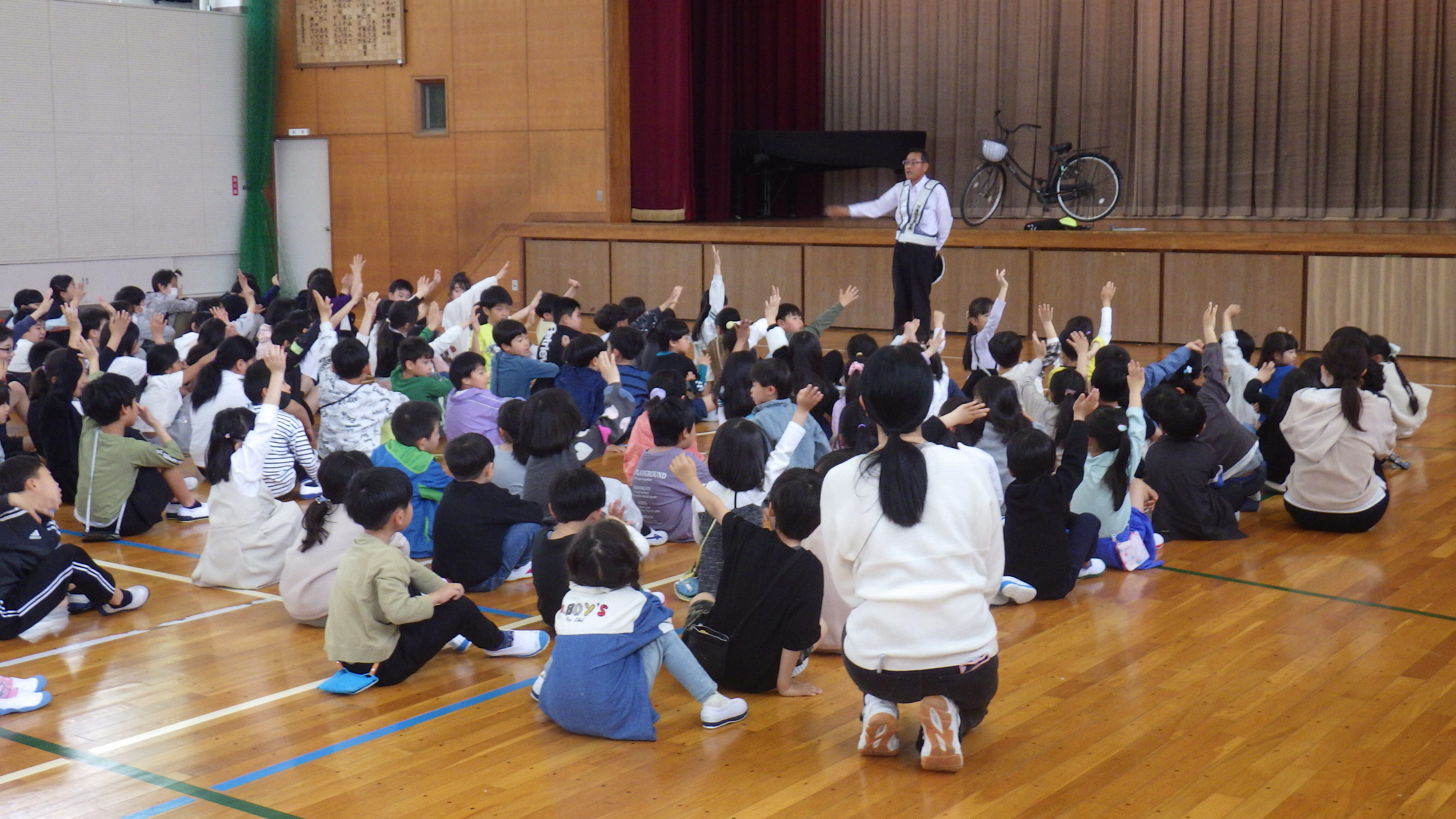 交通指導員の方のお話