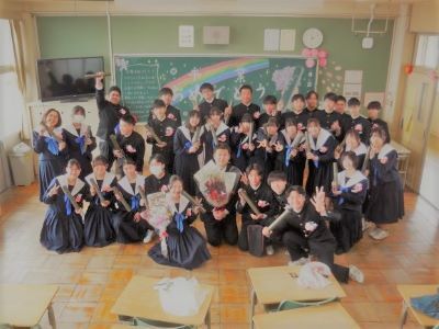 思い出深い教室で