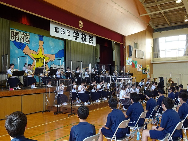 稲沢中 文化祭の様子