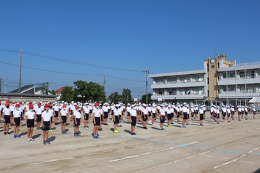 下津小 運動会の様子