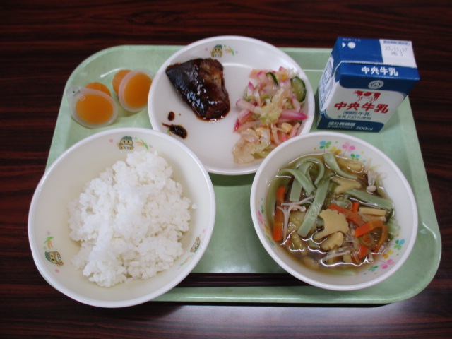 特別栽培米「あいちのかおり」を使った給食の写真