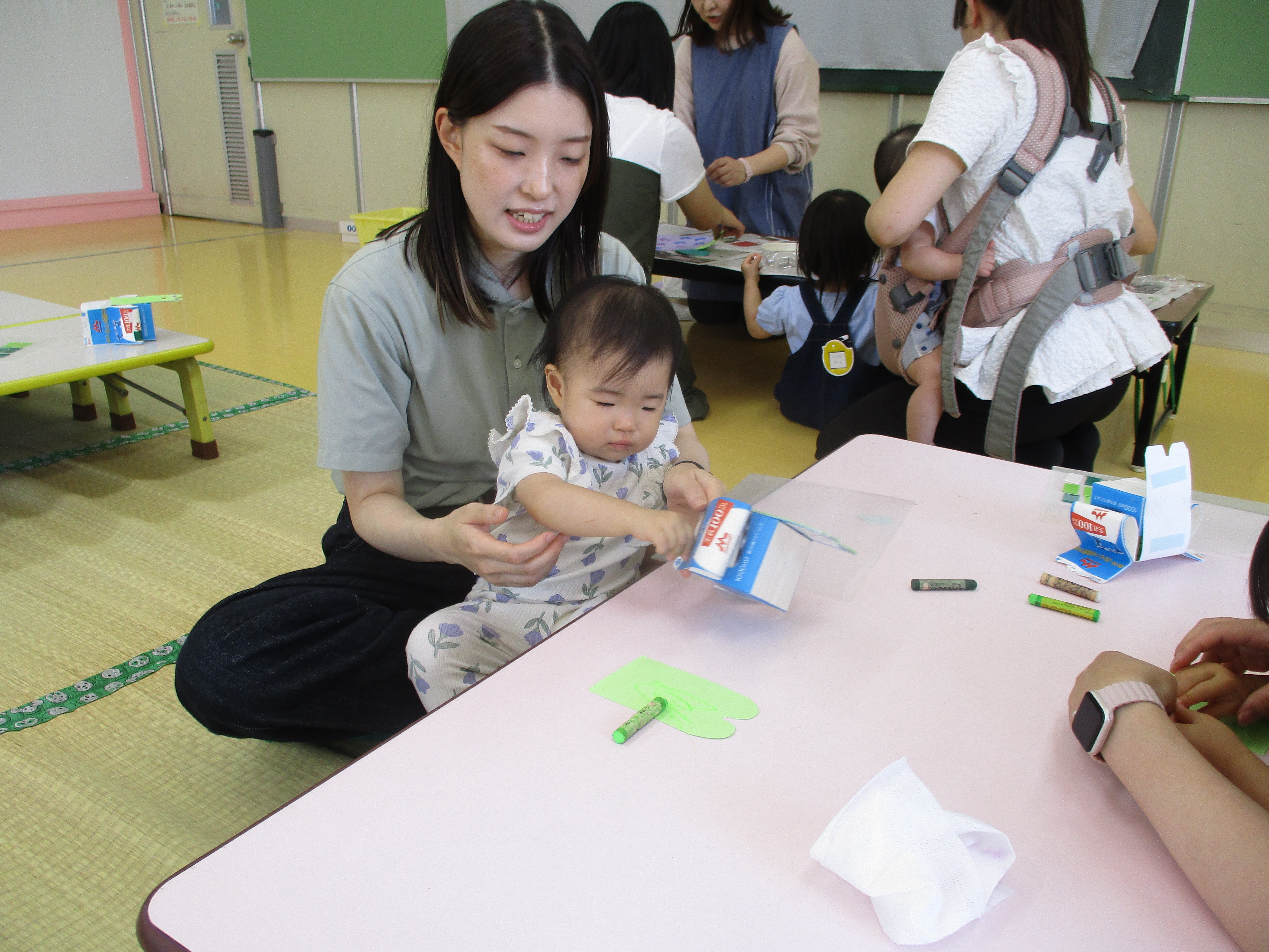 ひよこ・うさぎ広場の様子