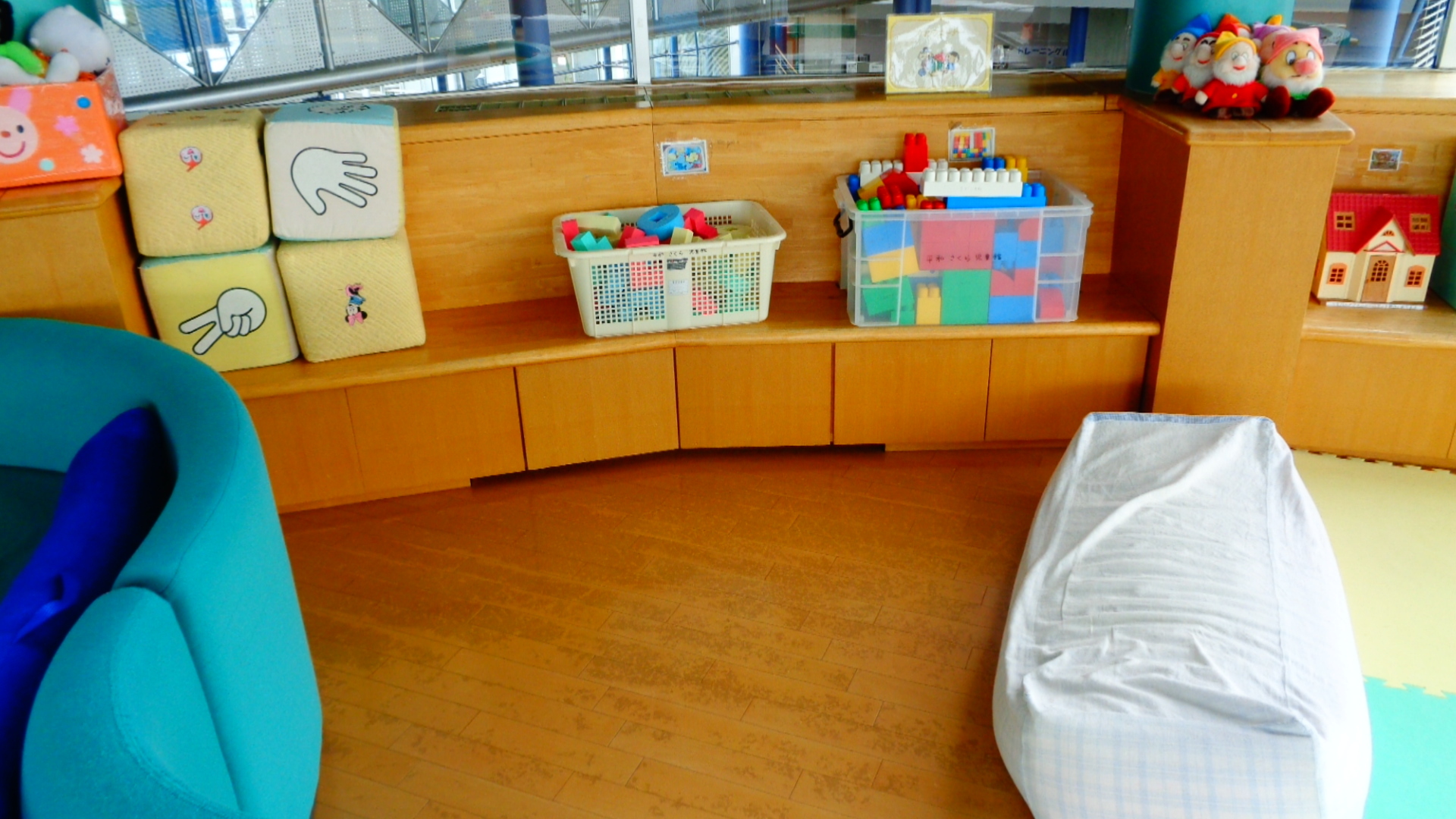 ブロックコーナーの写真