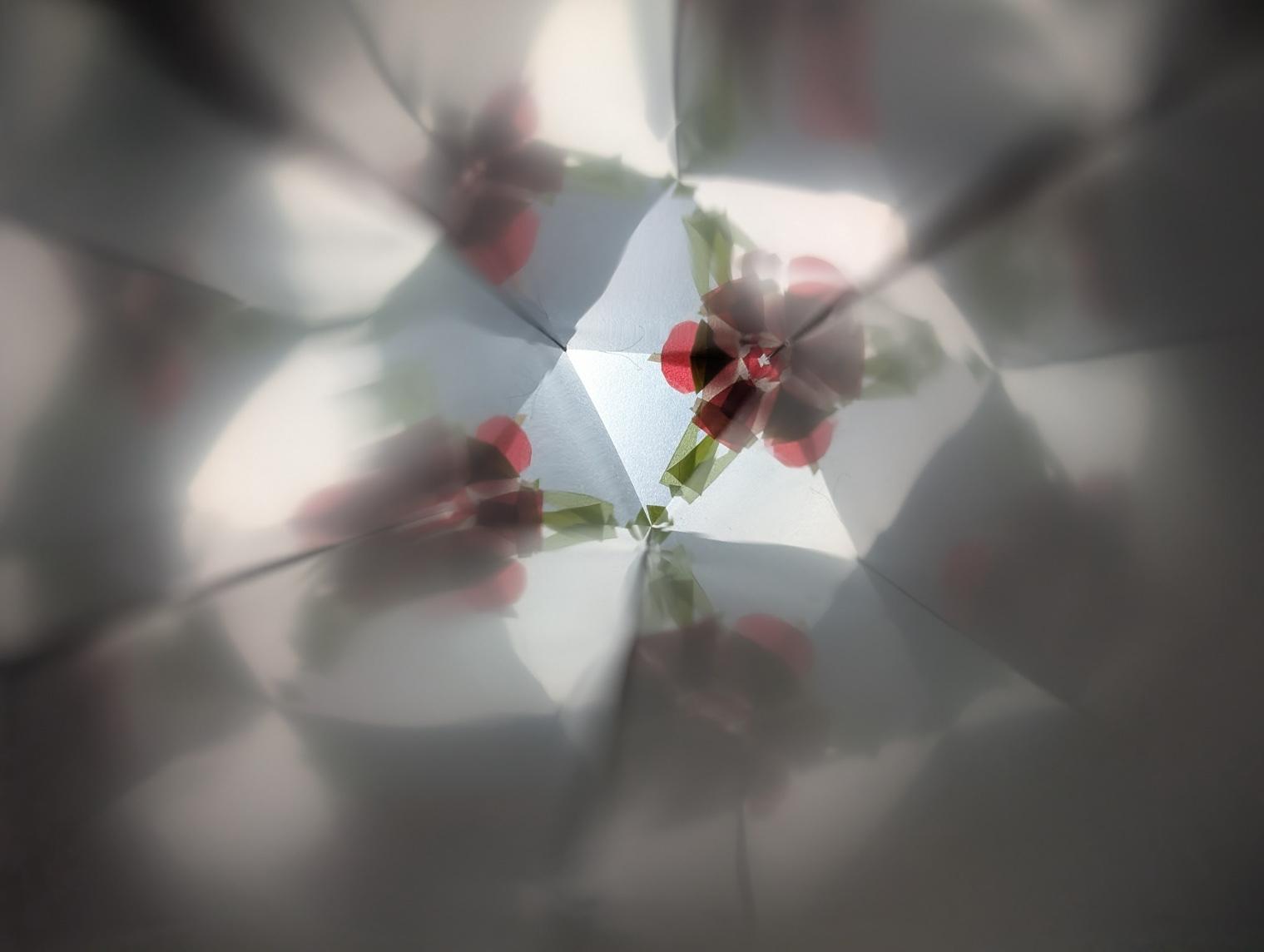 万華鏡の中の様子