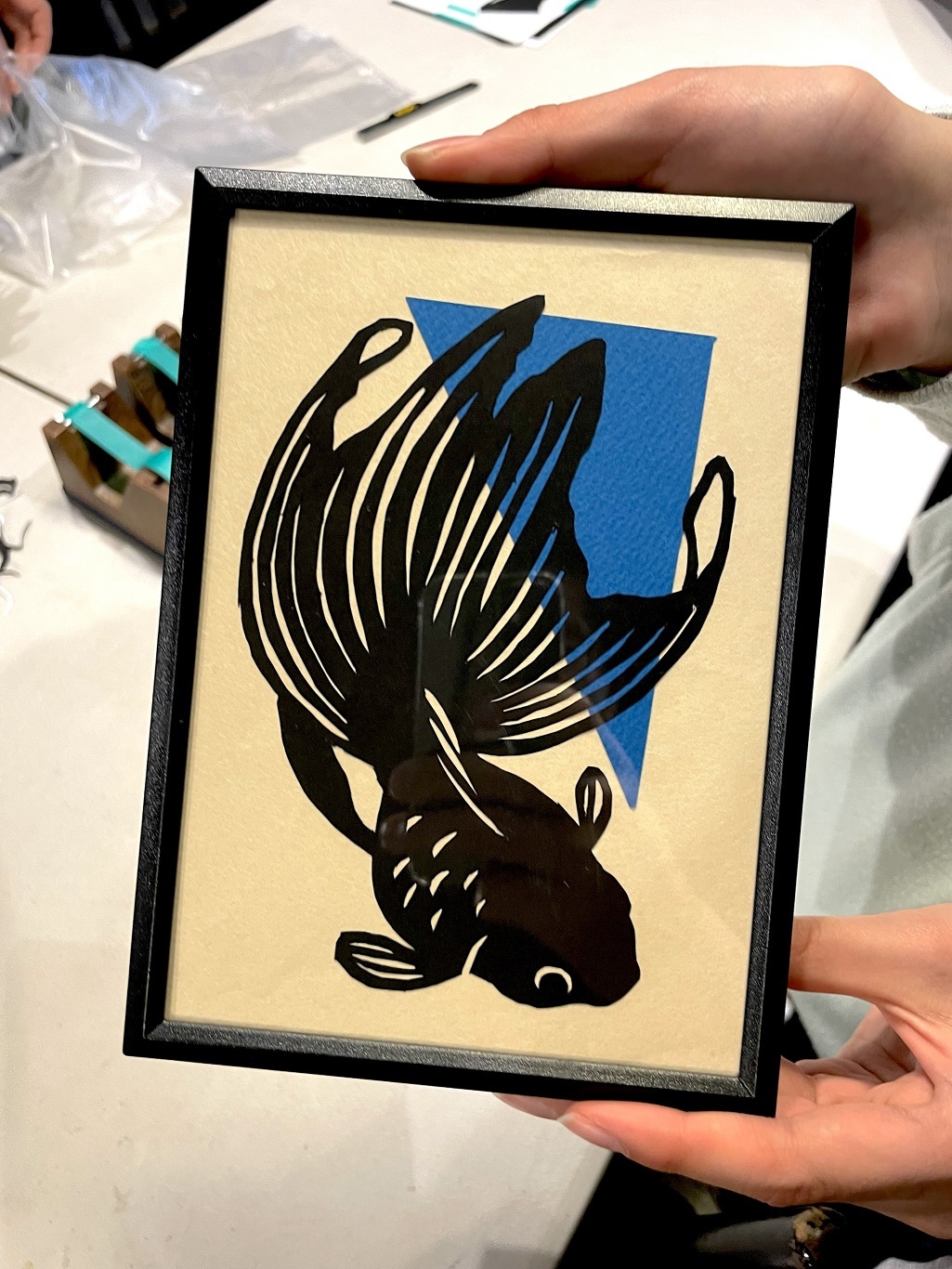 切絵体験ワークショップ完成作品イメージ